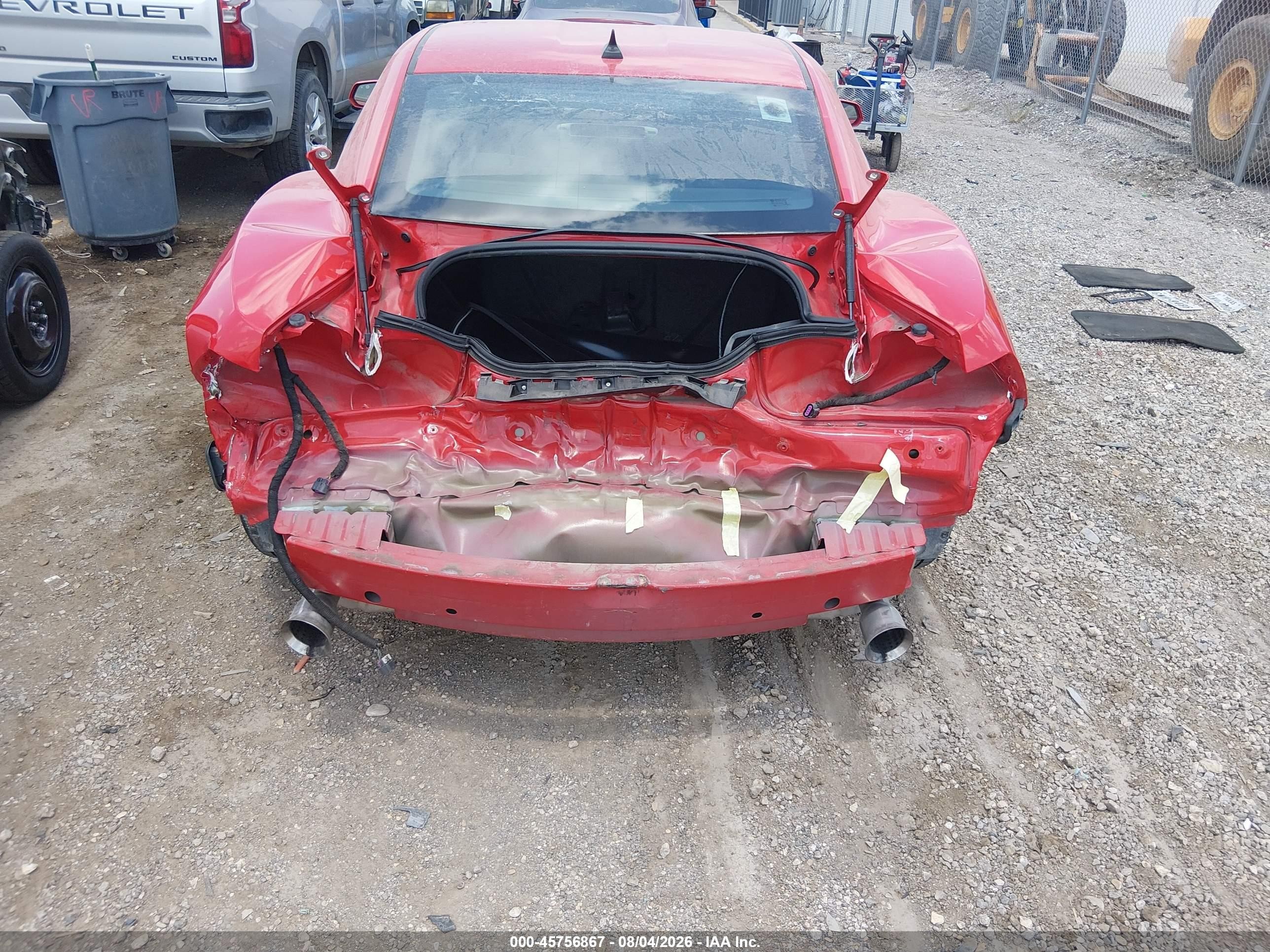 2015 Chevrolet Camaro 2ls Red vin: 2G1FB1E33F9301799