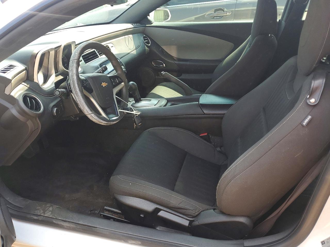 2015 Chevrolet Camaro Ls White vin: 2G1FB1E33F9307408
