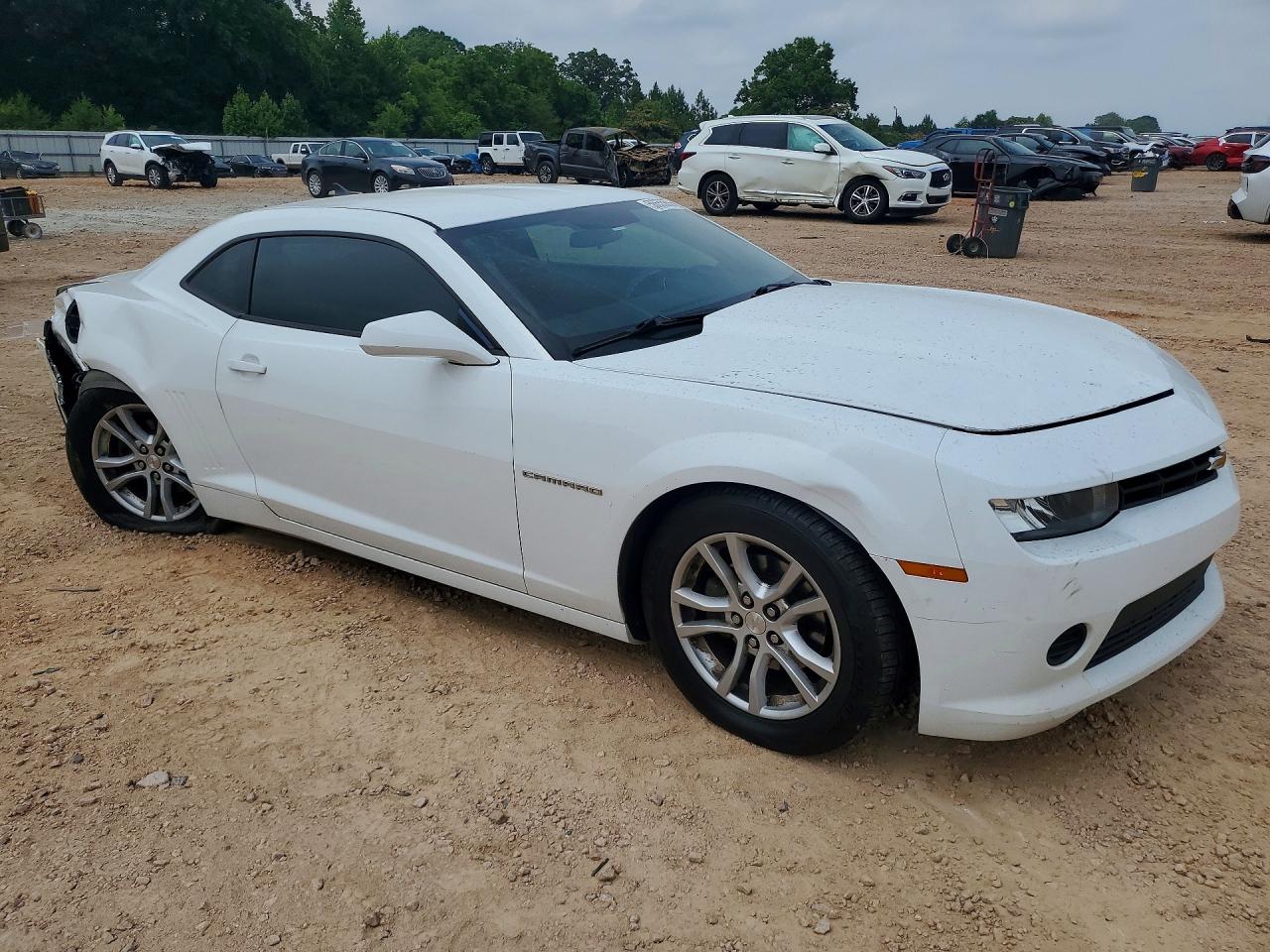 2015 Chevrolet Camaro Ls White vin: 2G1FB1E33F9307408