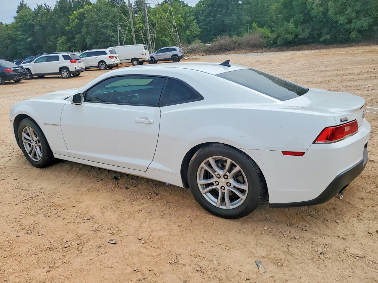 2015 Chevrolet Camaro Ls White vin: 2G1FB1E33F9307408