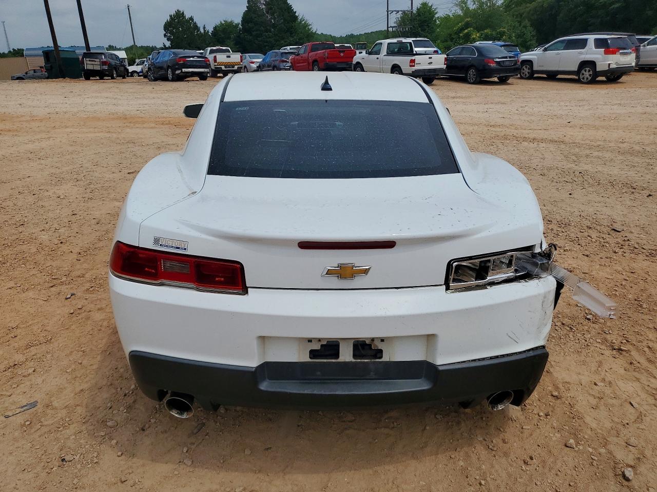 2015 Chevrolet Camaro Ls White vin: 2G1FB1E33F9307408