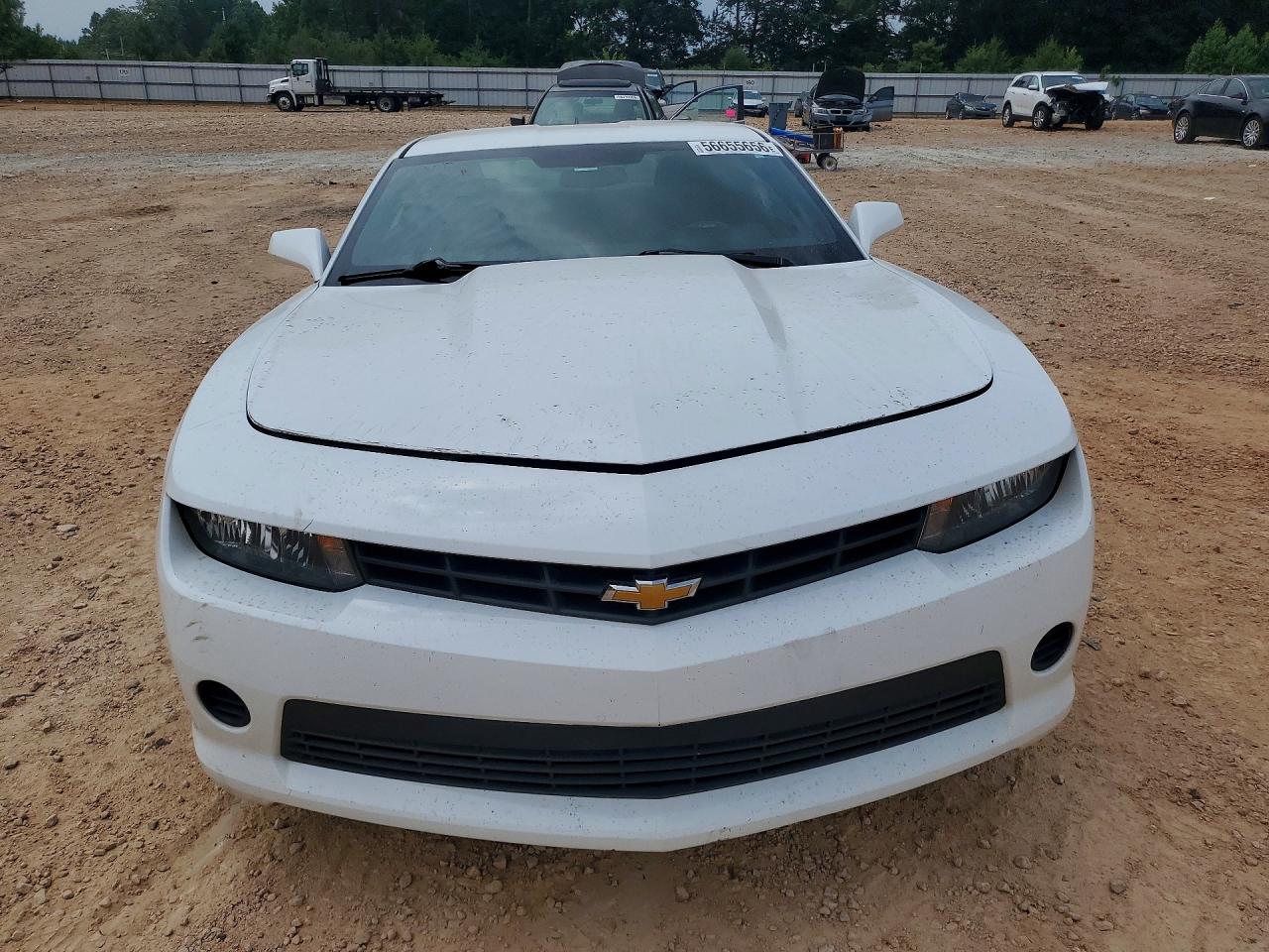 2015 Chevrolet Camaro Ls White vin: 2G1FB1E33F9307408