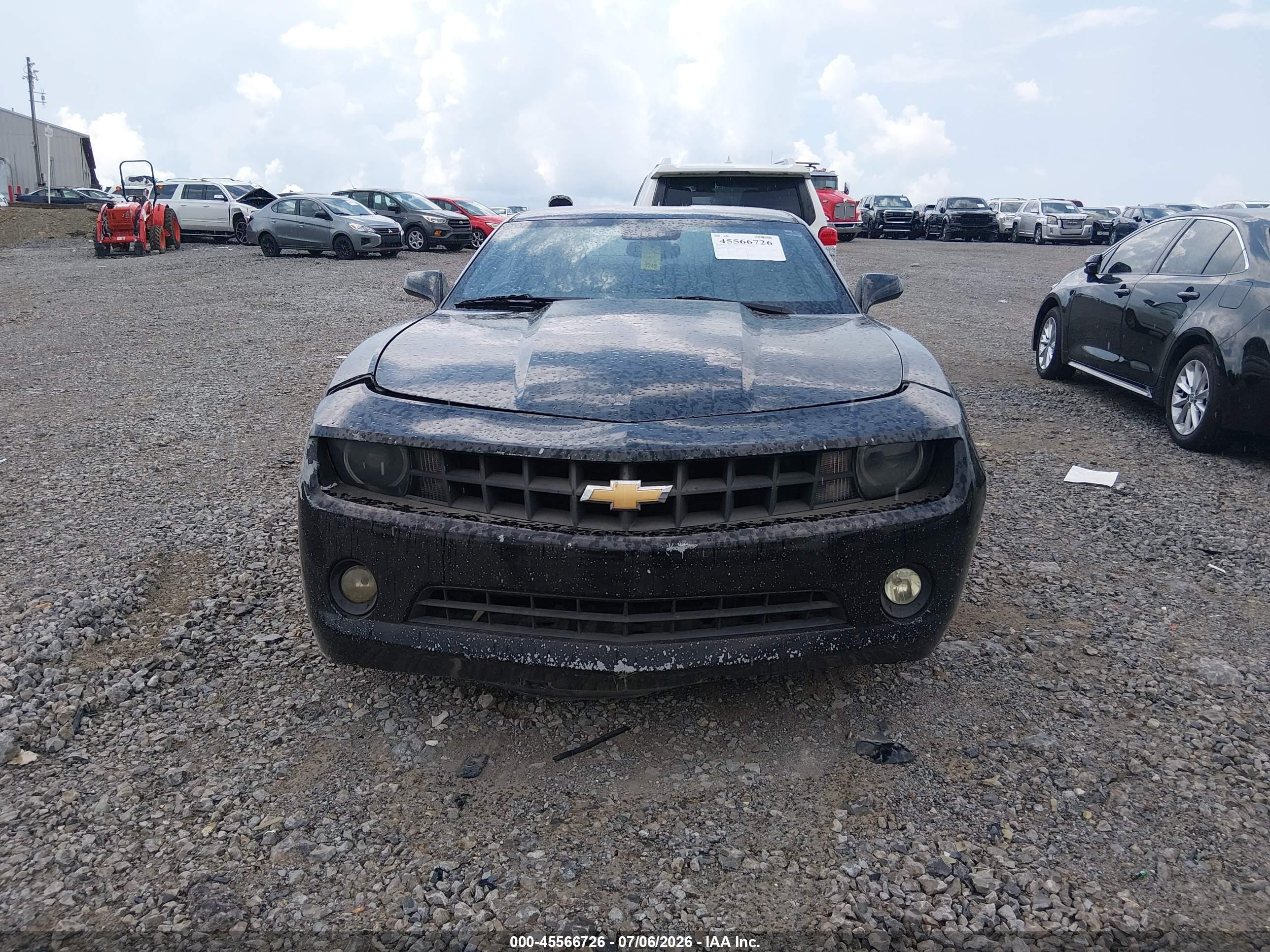 2012 Chevrolet Camaro 1lt Black vin: 2G1FB1E34C9106953
