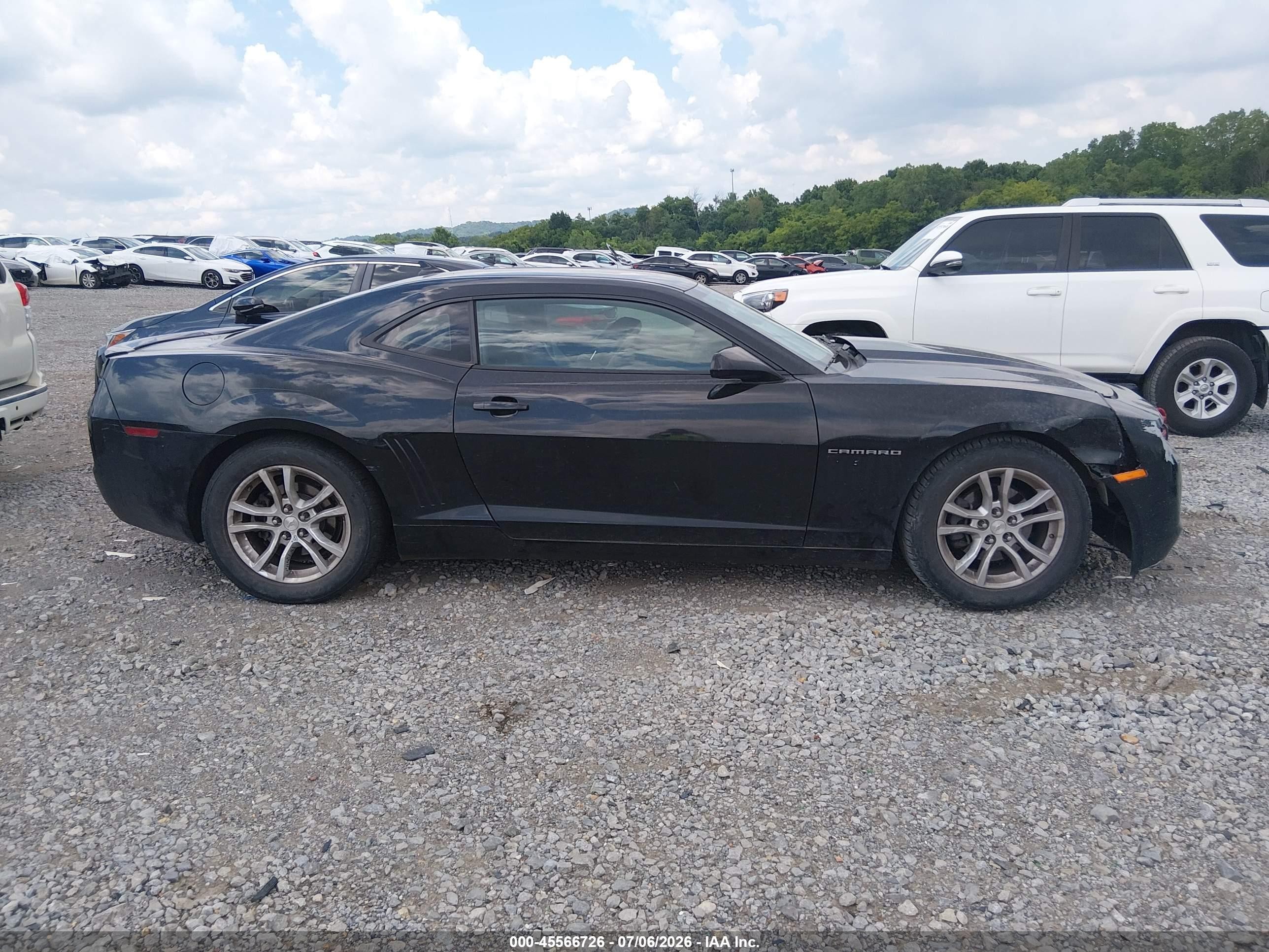 2012 Chevrolet Camaro 1lt Black vin: 2G1FB1E34C9106953