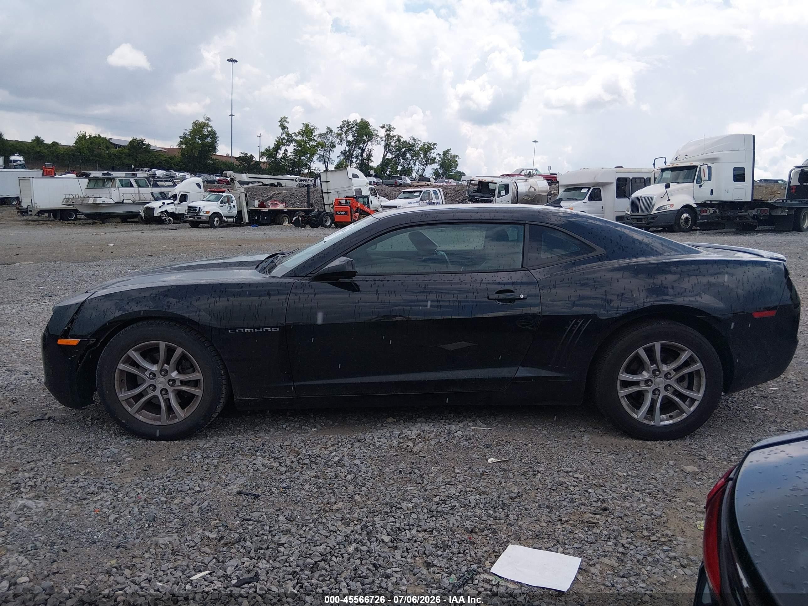 2012 Chevrolet Camaro 1lt Black vin: 2G1FB1E34C9106953