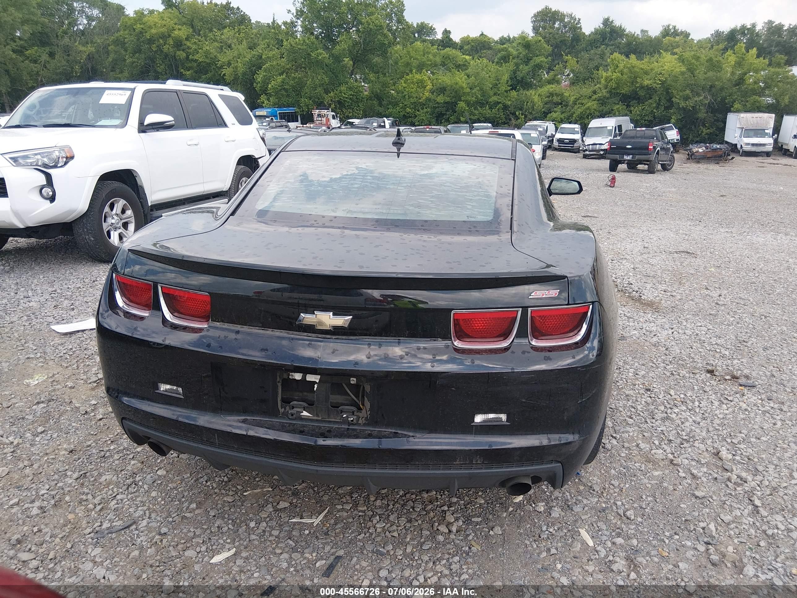 2012 Chevrolet Camaro 1lt Black vin: 2G1FB1E34C9106953