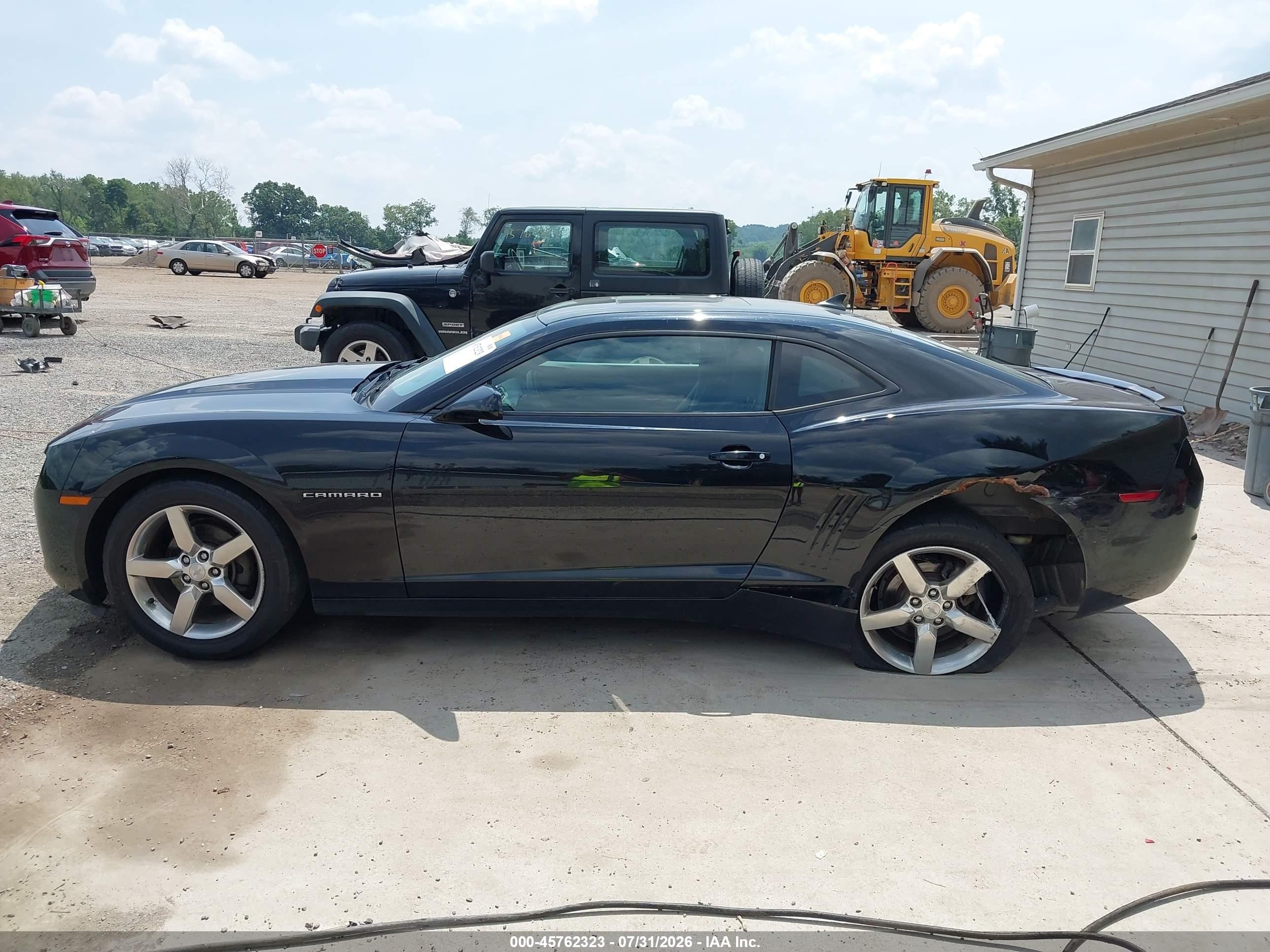 2012 Chevrolet Camaro 1lt Black vin: 2G1FB1E34C9158471