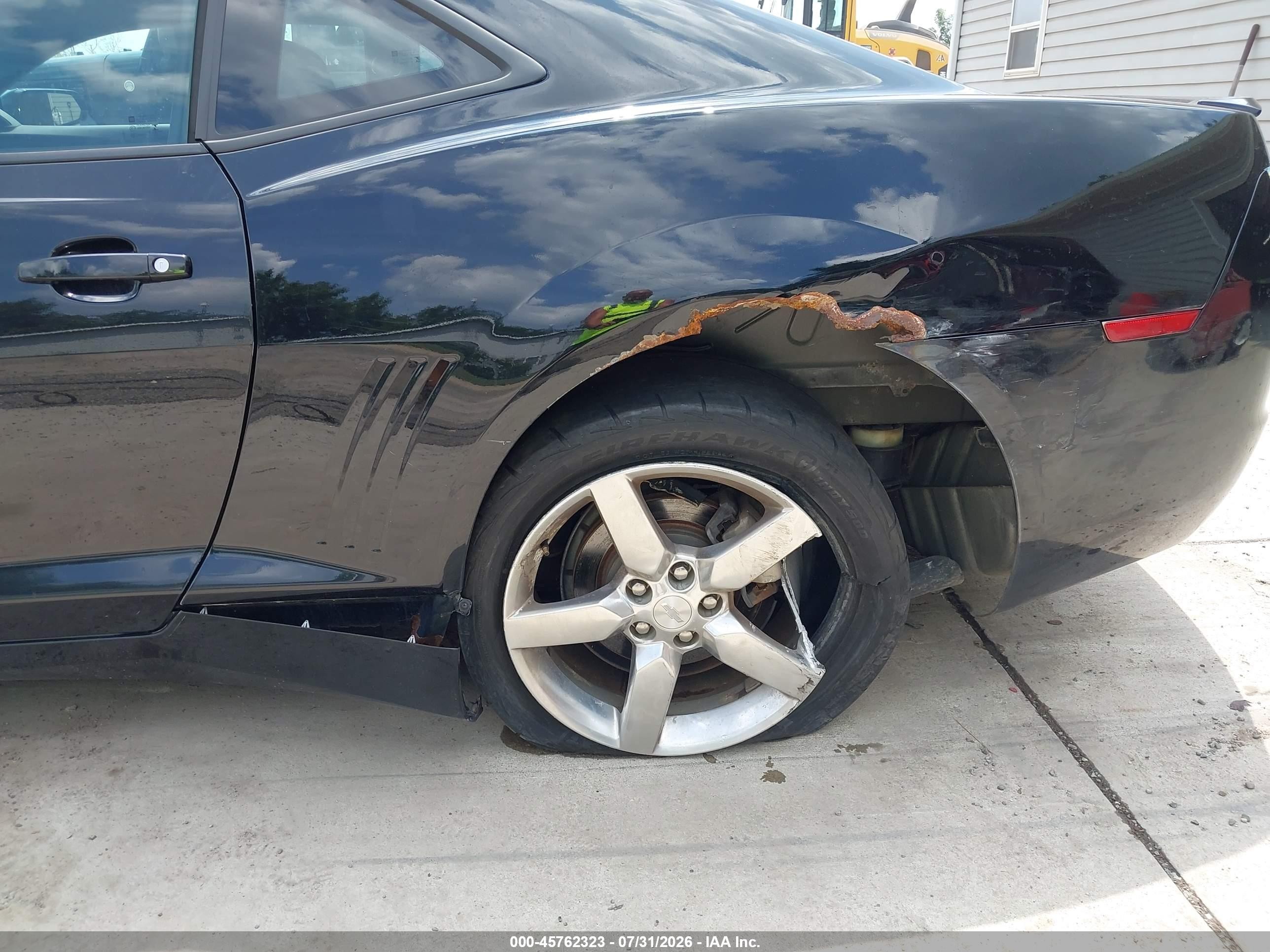 2012 Chevrolet Camaro 1lt Black vin: 2G1FB1E34C9158471