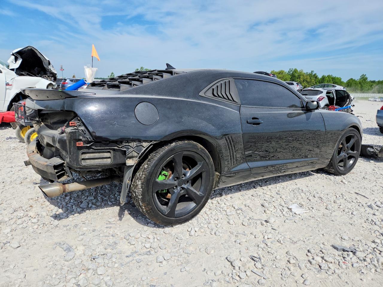 2012 Chevrolet Camaro Lt Black vin: 2G1FB1E34C9202632