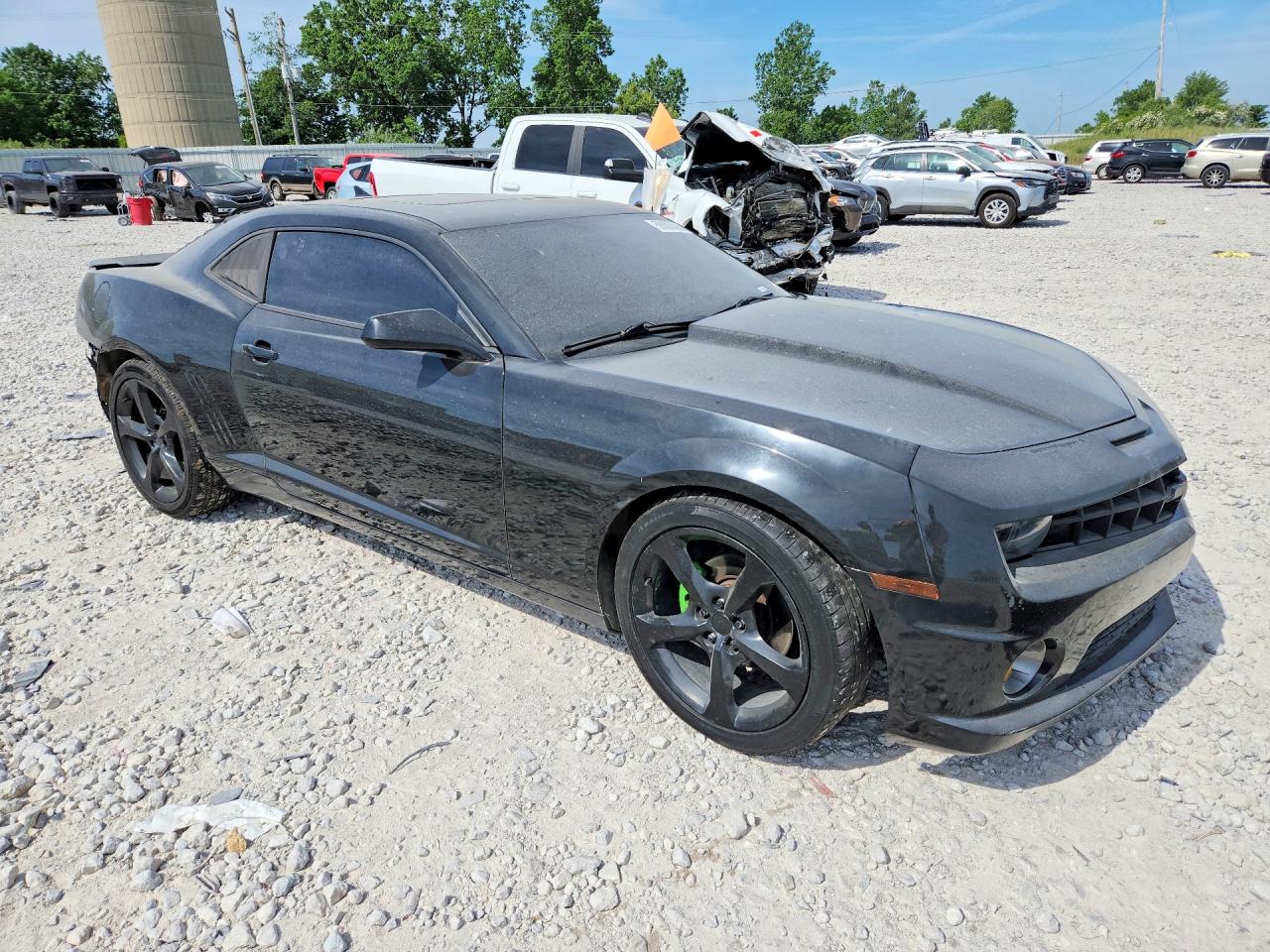 2012 Chevrolet Camaro Lt Black vin: 2G1FB1E34C9202632
