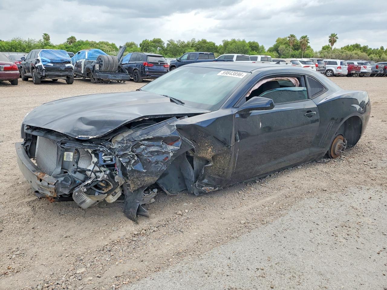 2012 Chevrolet Camaro Lt Black vin: 2G1FB1E34C9209497