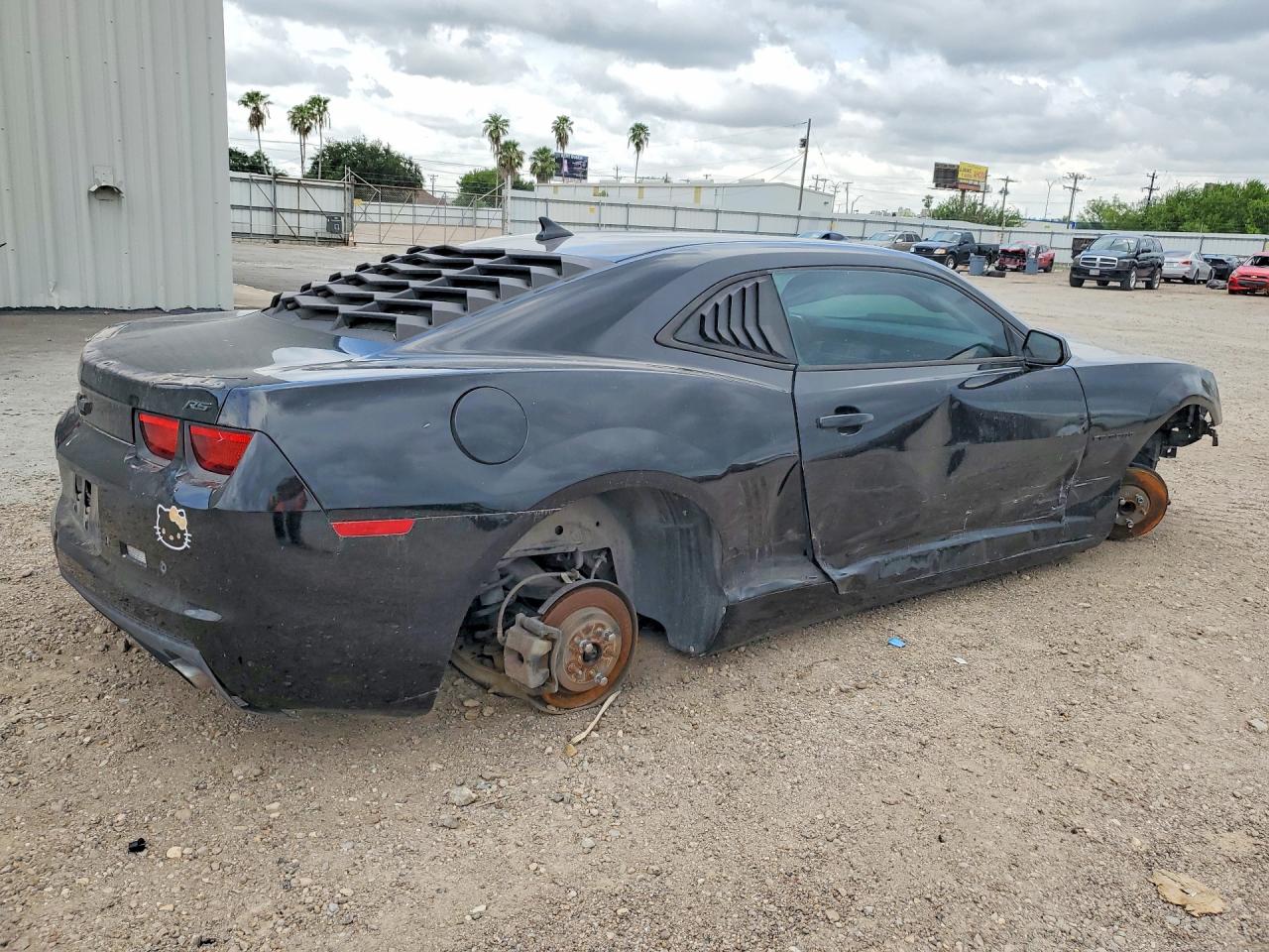 2012 Chevrolet Camaro Lt Black vin: 2G1FB1E34C9209497