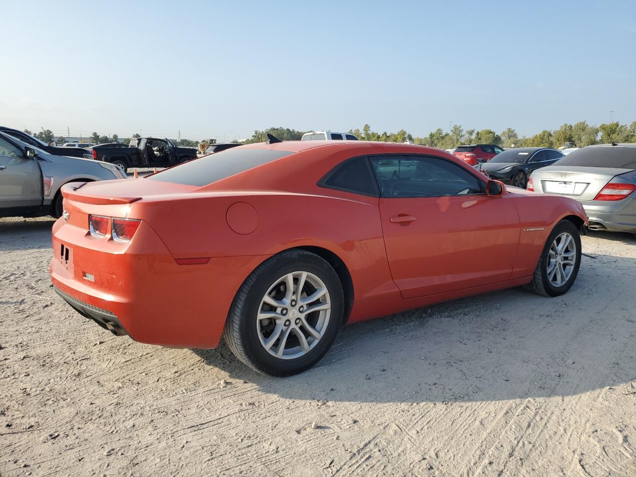 2013 Chevrolet Camaro Lt Оранжевый vin: 2G1FB1E34D9144166