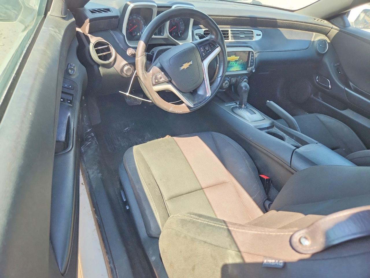 2013 Chevrolet Camaro Lt White vin: 2G1FB1E34D9154986