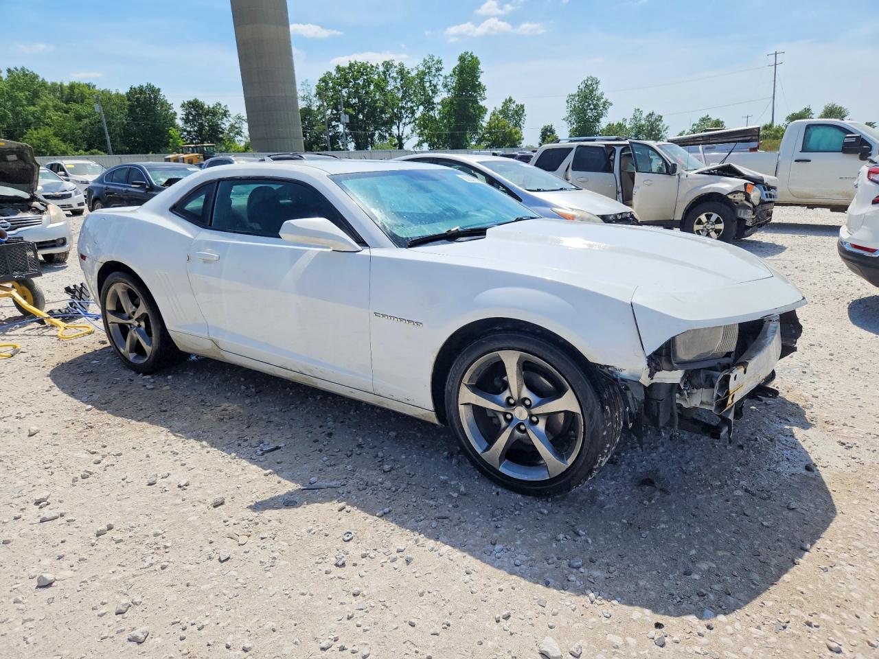 2013 Chevrolet Camaro Lt White vin: 2G1FB1E34D9154986