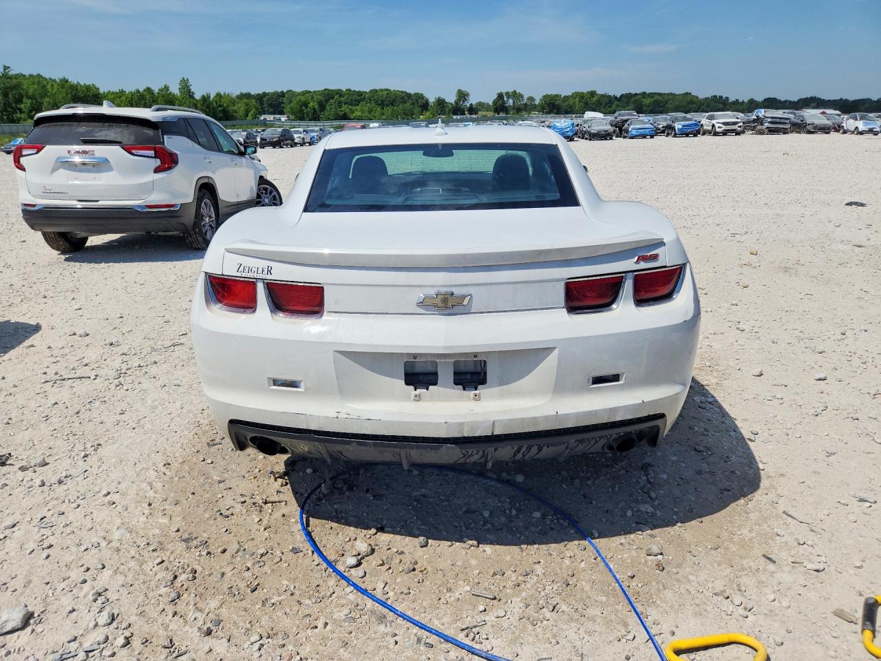 2013 Chevrolet Camaro Lt White vin: 2G1FB1E34D9154986