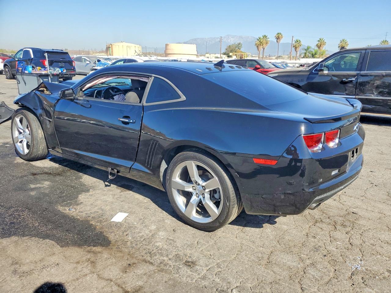 2013 Chevrolet Camaro Lt Black vin: 2G1FB1E34D9174106