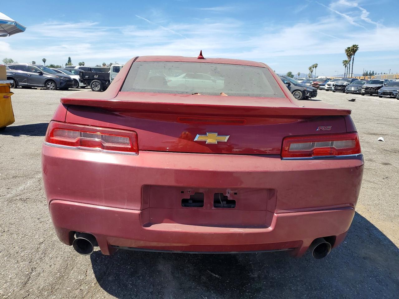2014 Chevrolet Camaro Lt Red vin: 2G1FB1E34E9161180