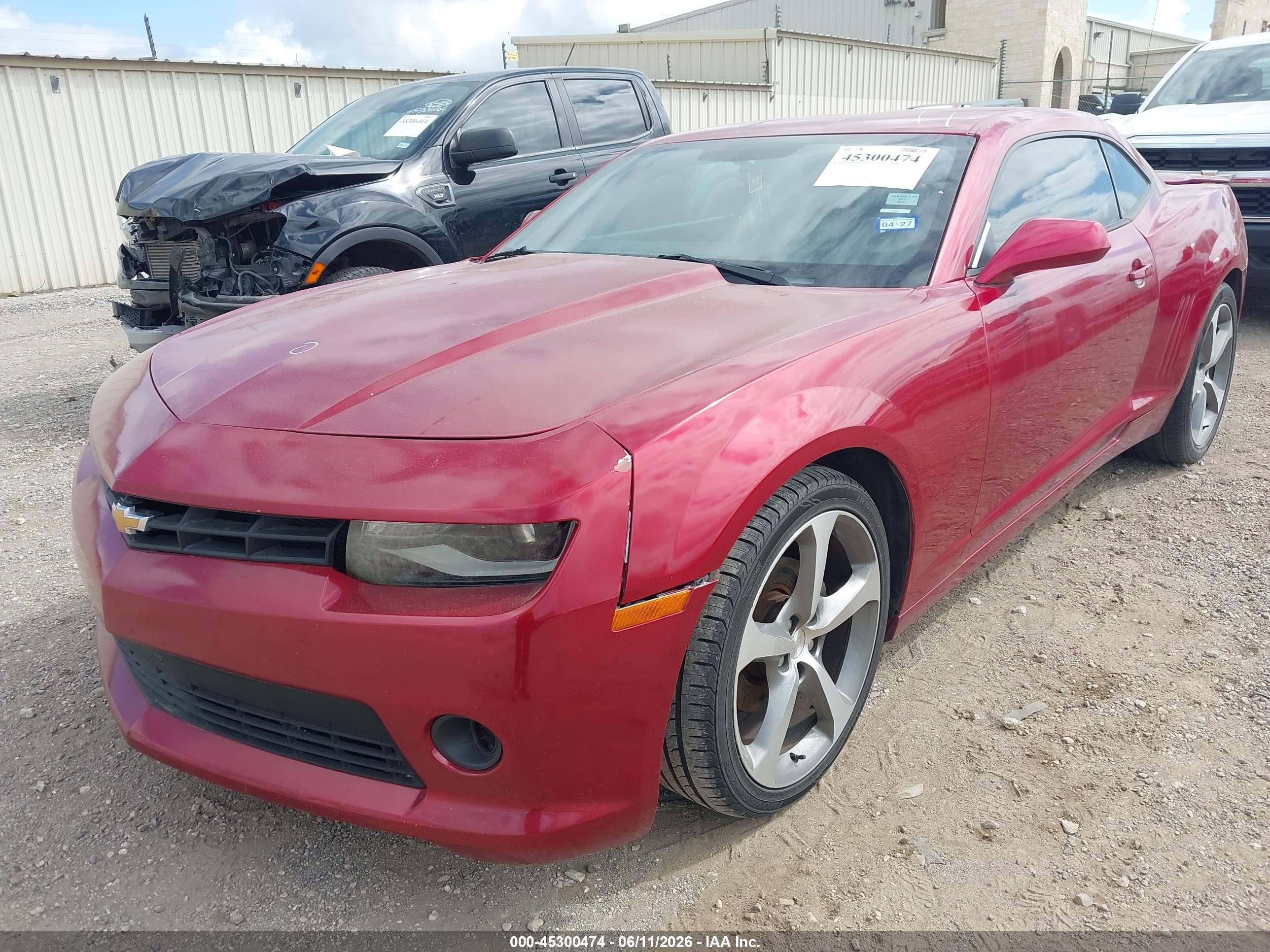 2014 Chevrolet Camaro 1lt Красный vin: 2G1FB1E34E9224777