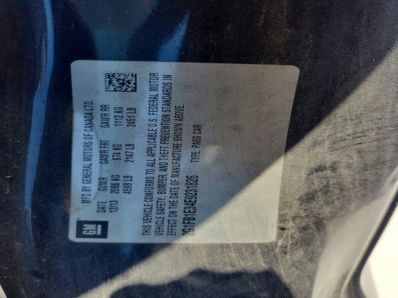 2014 Chevrolet Camaro Lt Gray vin: 2G1FB1E34E9231826