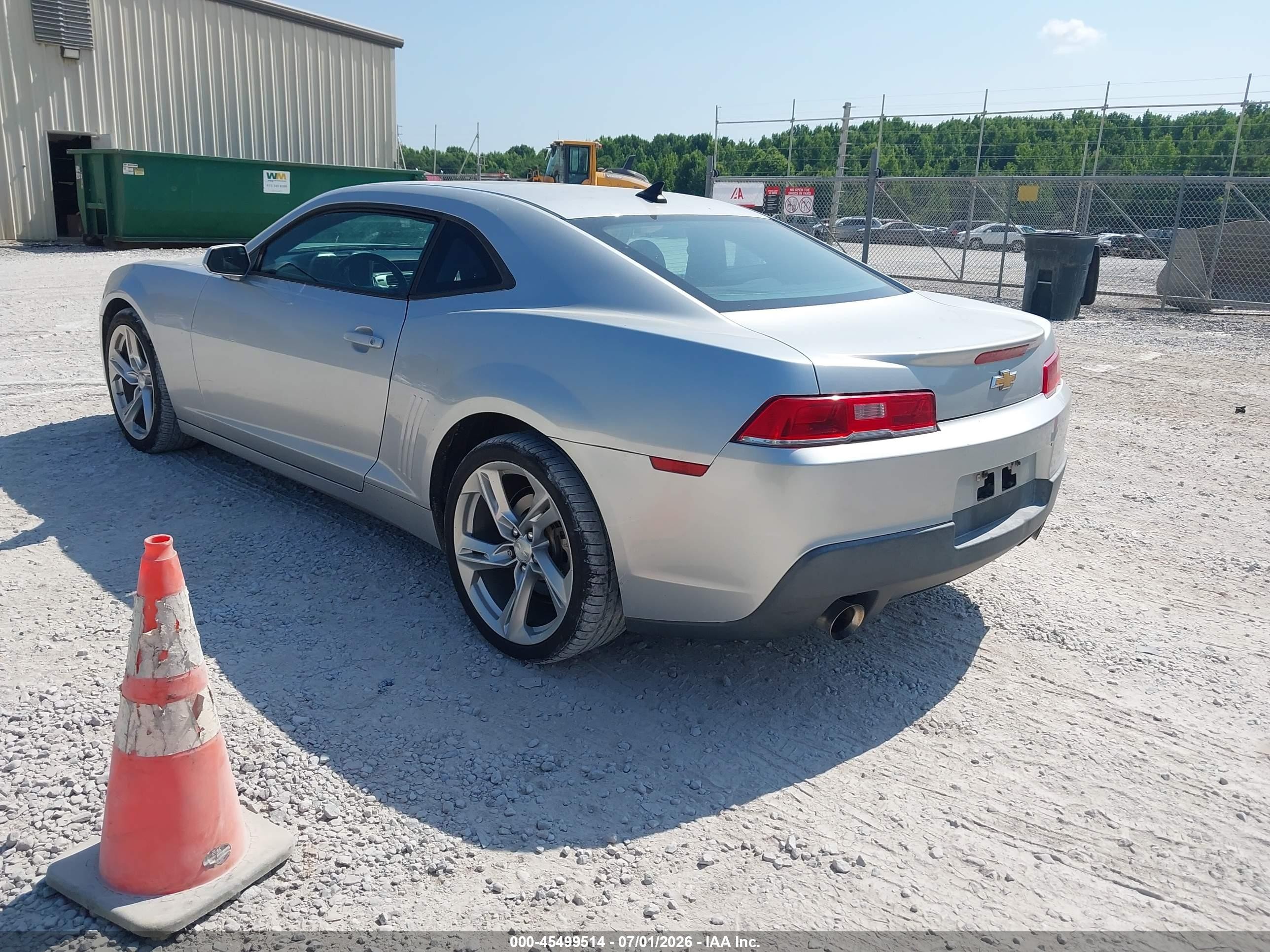 2014 Chevrolet Camaro 1lt Серебряный vin: 2G1FB1E34E9248495