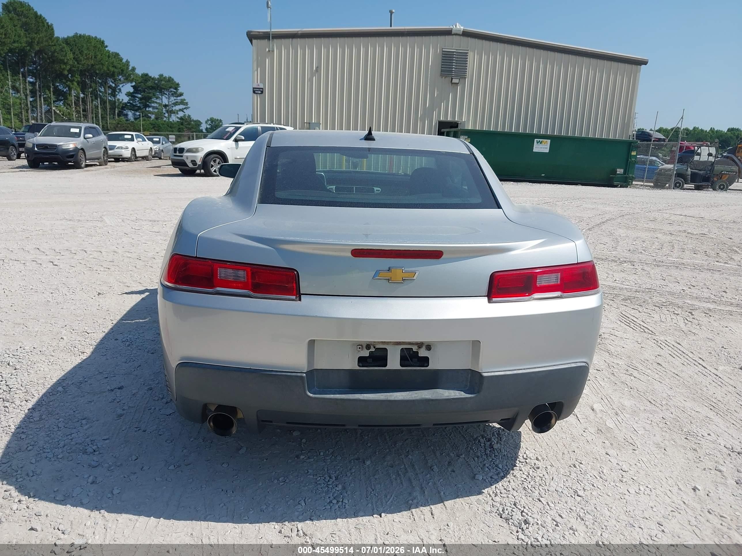 2014 Chevrolet Camaro 1lt Серебряный vin: 2G1FB1E34E9248495