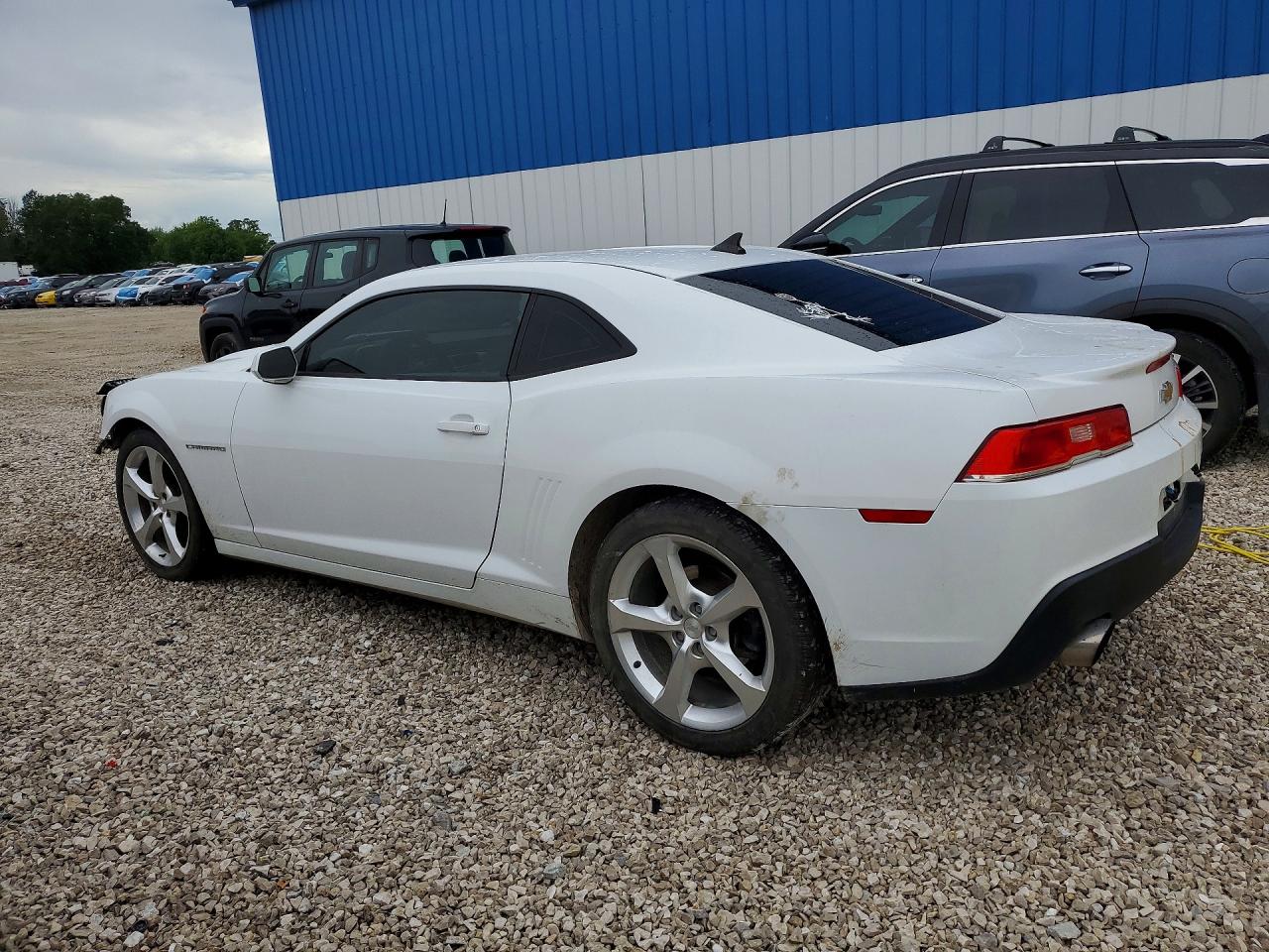 2015 Chevrolet Camaro Ls White vin: 2G1FB1E34F9126477