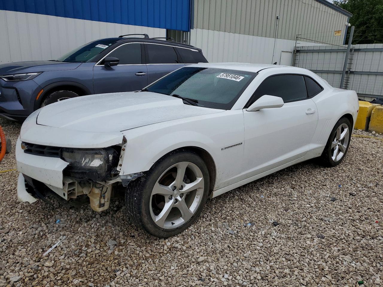 2015 Chevrolet Camaro Ls White vin: 2G1FB1E34F9126477