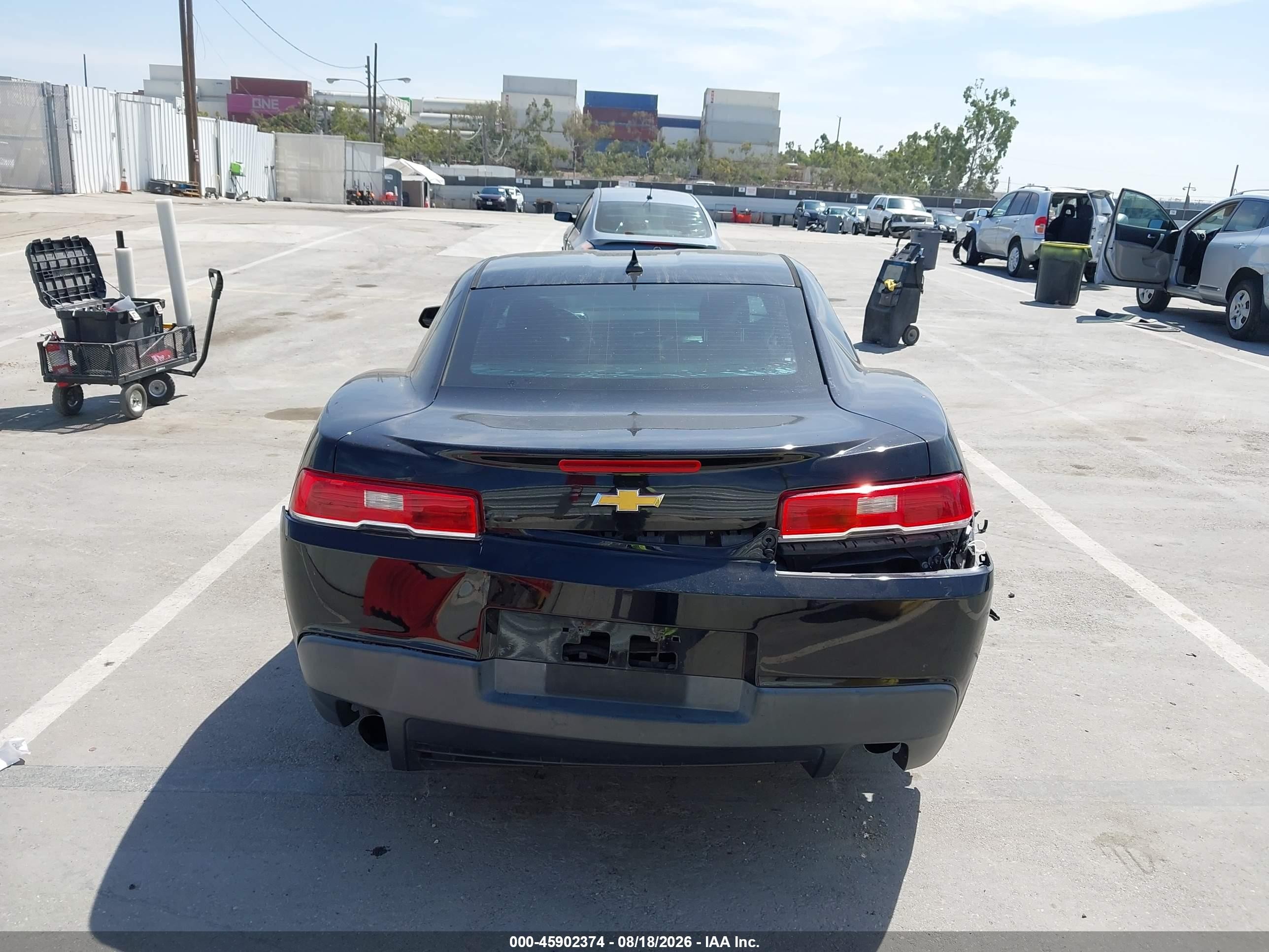 2015 Chevrolet Camaro 2ls Черный vin: 2G1FB1E34F9142923