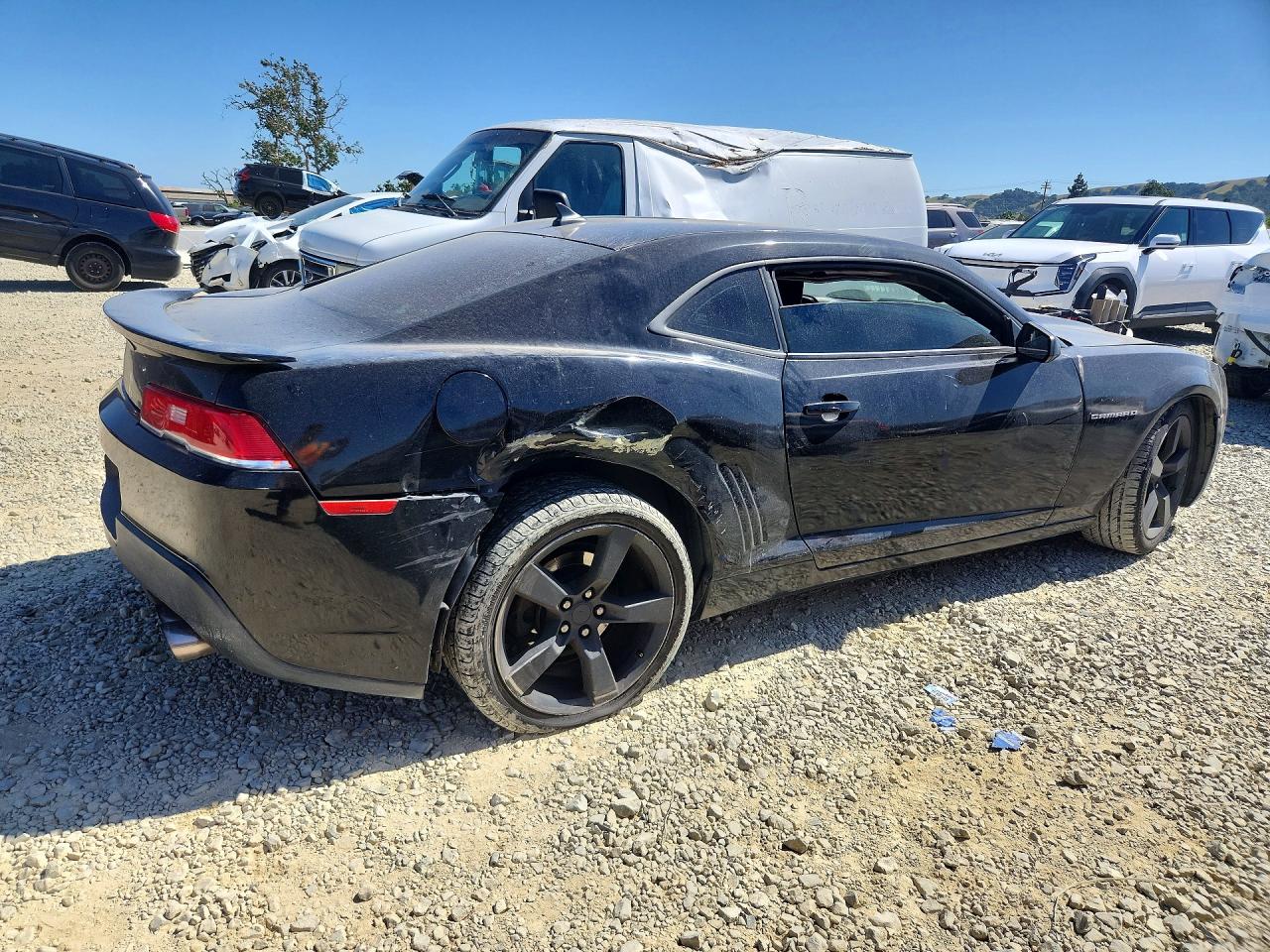 2015 Chevrolet Camaro Ls Черный vin: 2G1FB1E34F9191748