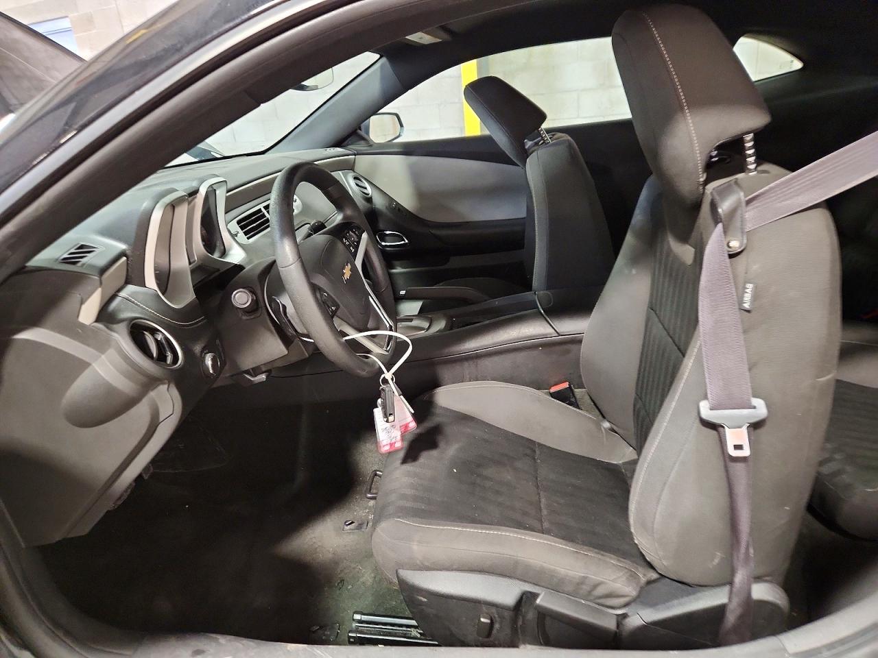 2015 Chevrolet Camaro Ls Black vin: 2G1FB1E34F9212159
