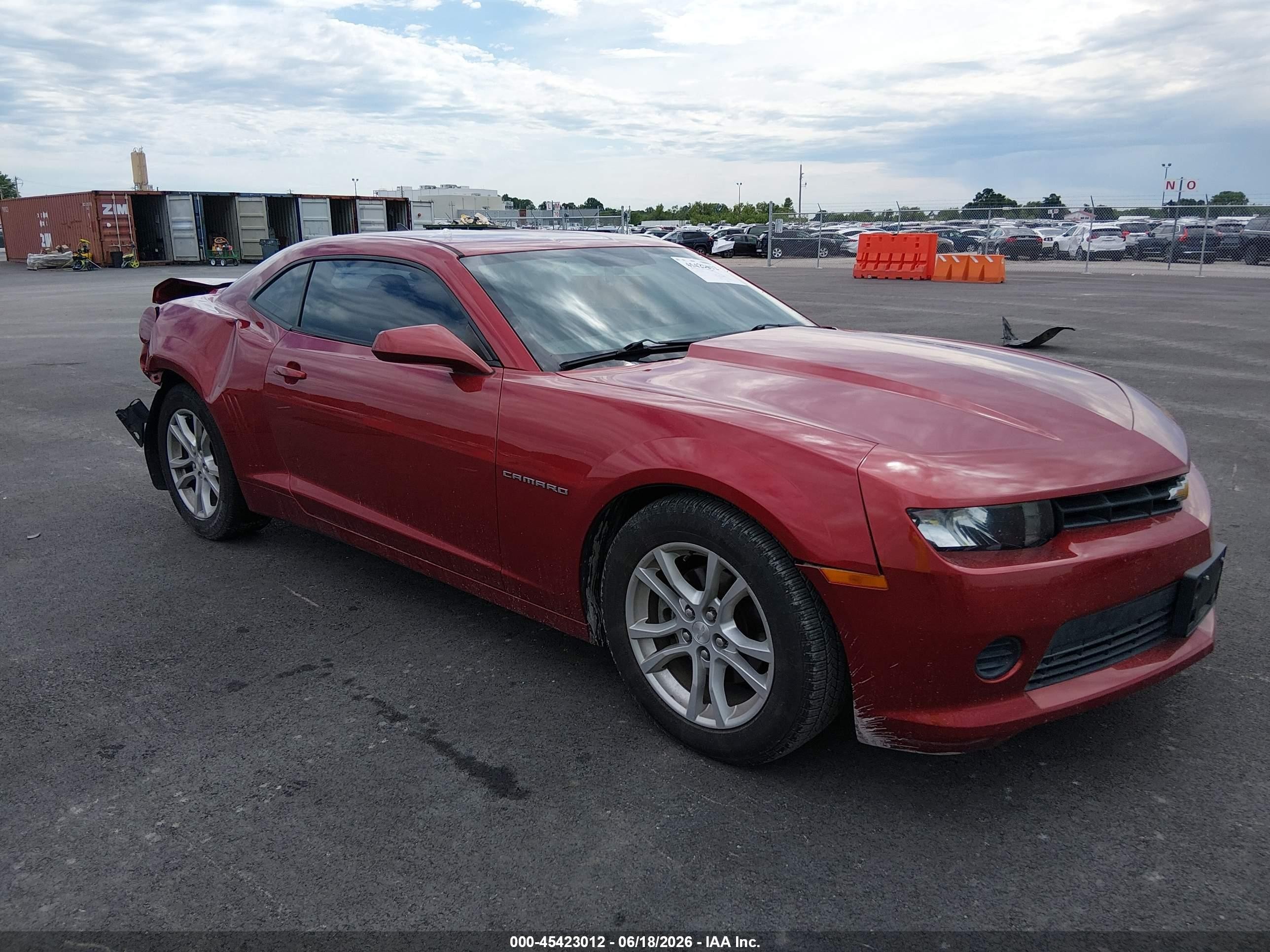 2015 Chevrolet Camaro 2ls Красный vin: 2G1FB1E34F9212386