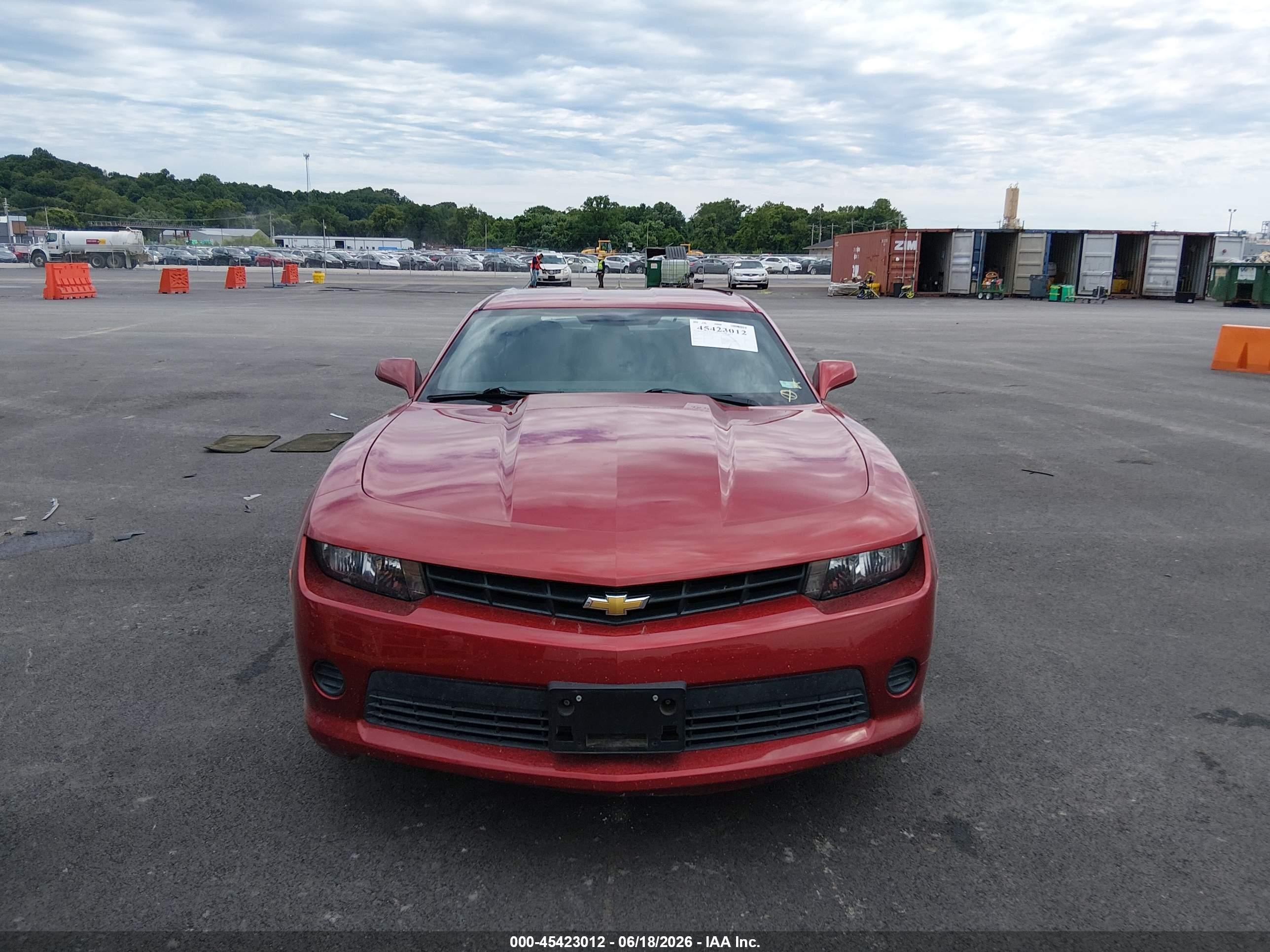 2015 Chevrolet Camaro 2ls Красный vin: 2G1FB1E34F9212386