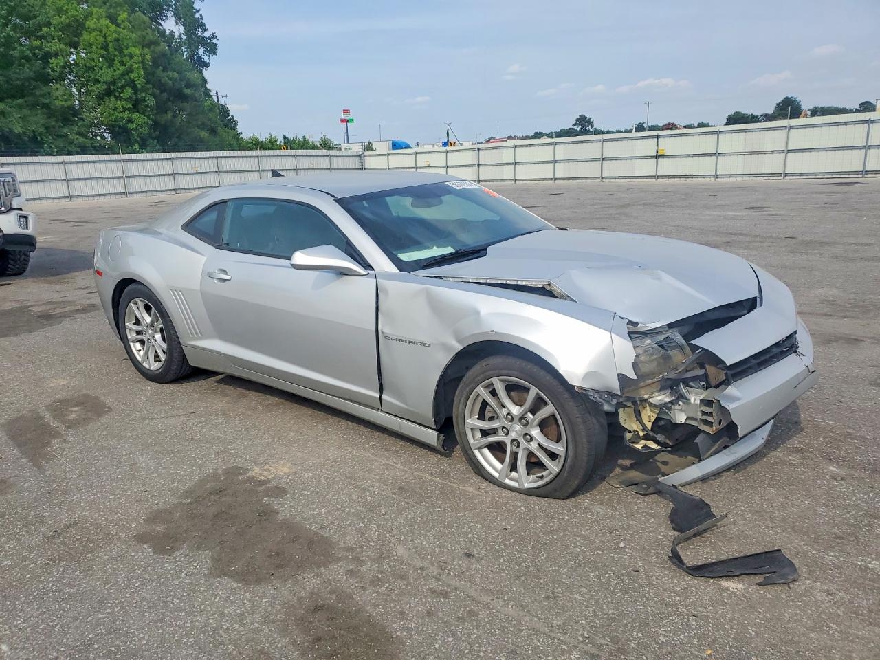 2015 Chevrolet Camaro Ls Silver vin: 2G1FB1E34F9221623