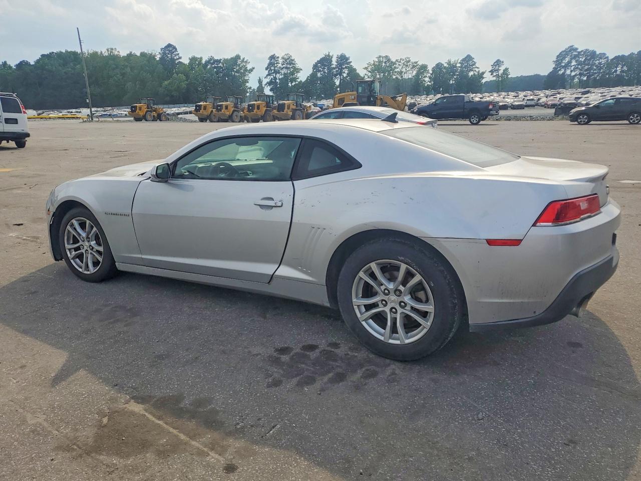 2015 Chevrolet Camaro Ls Silver vin: 2G1FB1E34F9221623