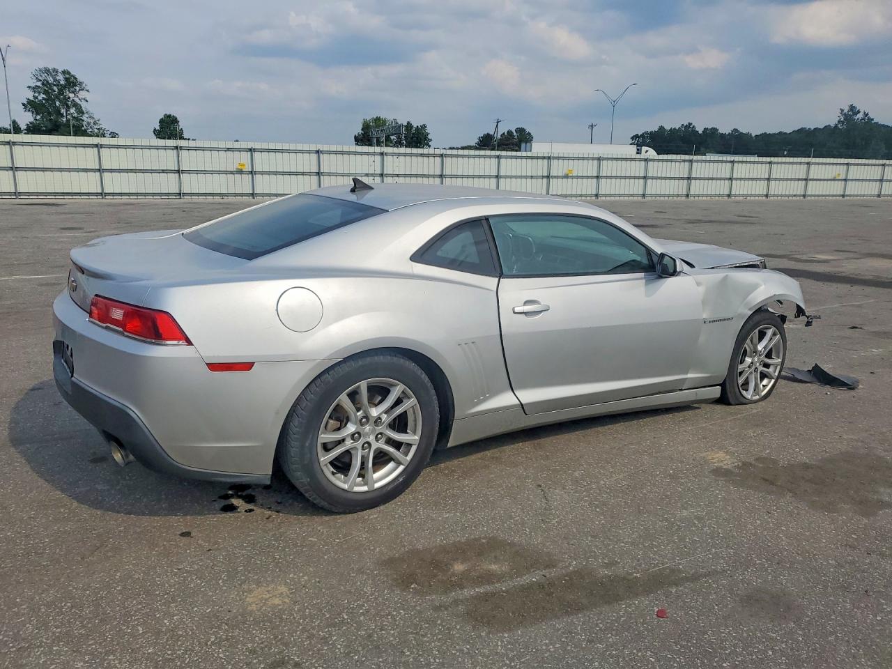 2015 Chevrolet Camaro Ls Silver vin: 2G1FB1E34F9221623
