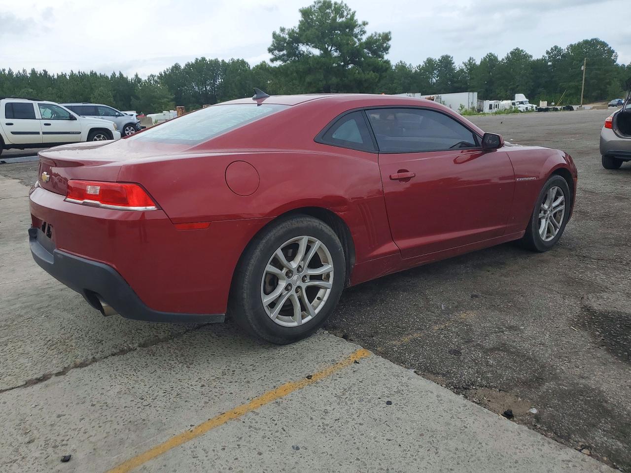 2015 Chevrolet Camaro Ls Red vin: 2G1FB1E34F9259983