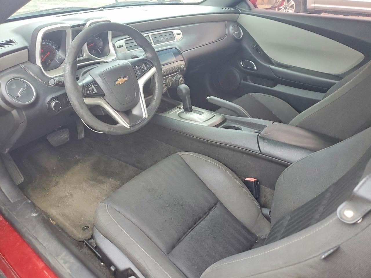 2015 Chevrolet Camaro Ls Red vin: 2G1FB1E34F9259983