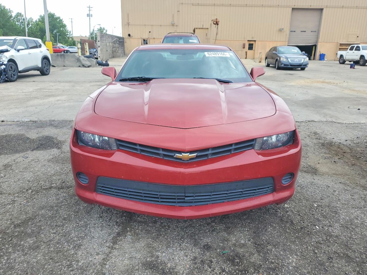 2015 Chevrolet Camaro Ls Red vin: 2G1FB1E34F9259983
