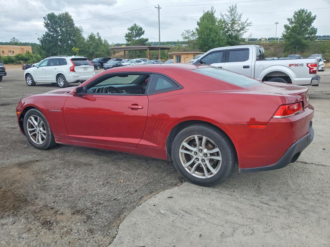2015 Chevrolet Camaro Ls Red vin: 2G1FB1E34F9259983