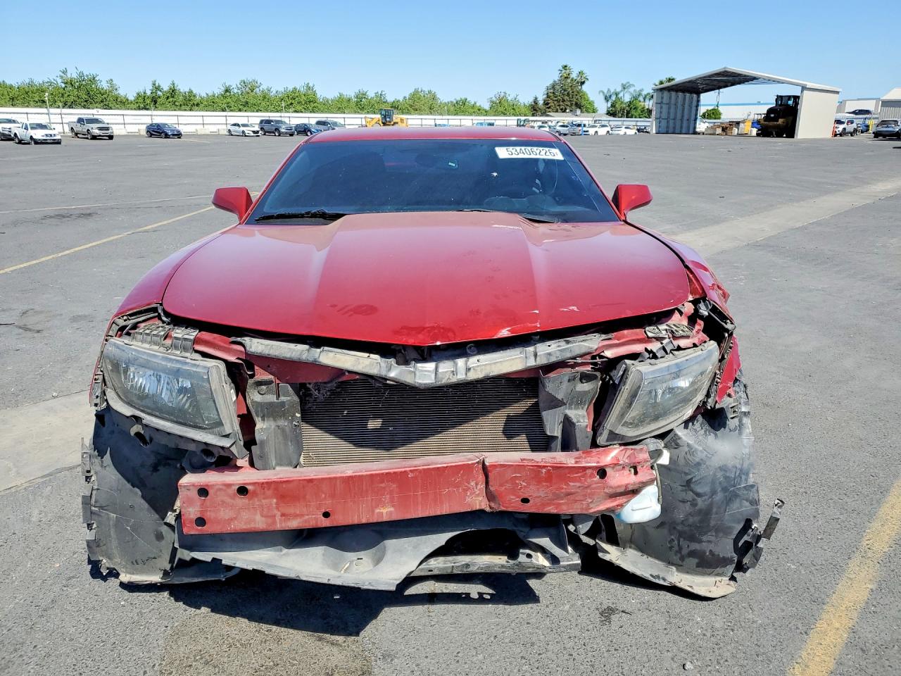 2015 Chevrolet Camaro Ls Red vin: 2G1FB1E34F9309412