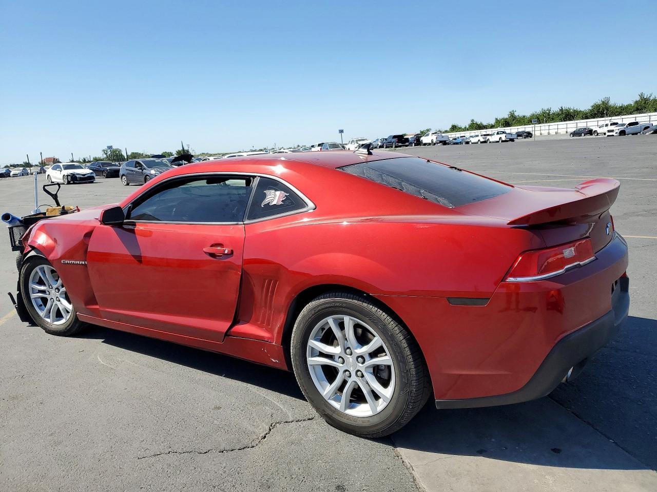 2015 Chevrolet Camaro Ls Red vin: 2G1FB1E34F9309412