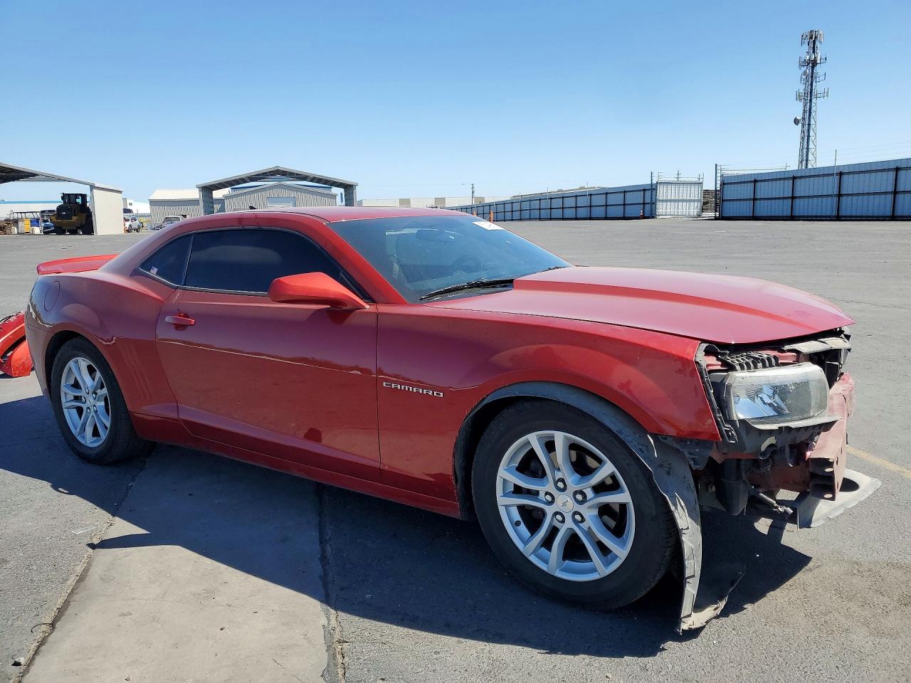 2015 Chevrolet Camaro Ls Red vin: 2G1FB1E34F9309412