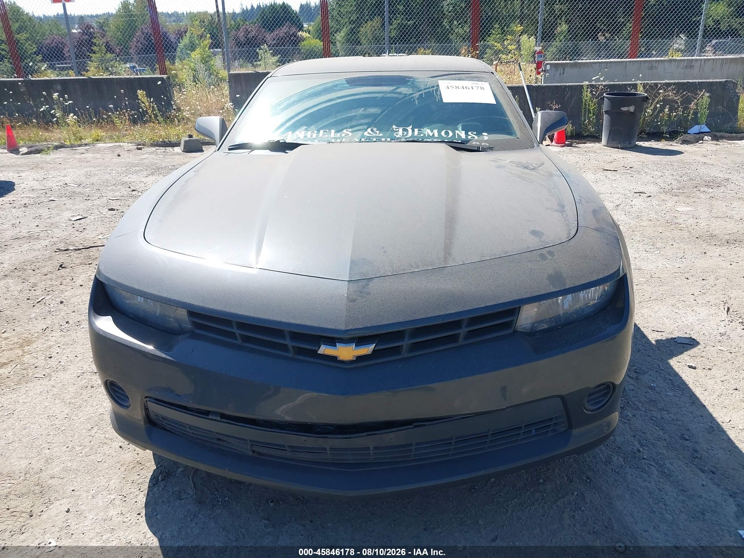 2015 Chevrolet Camaro 2ls Gray vin: 2G1FB1E34F9311578