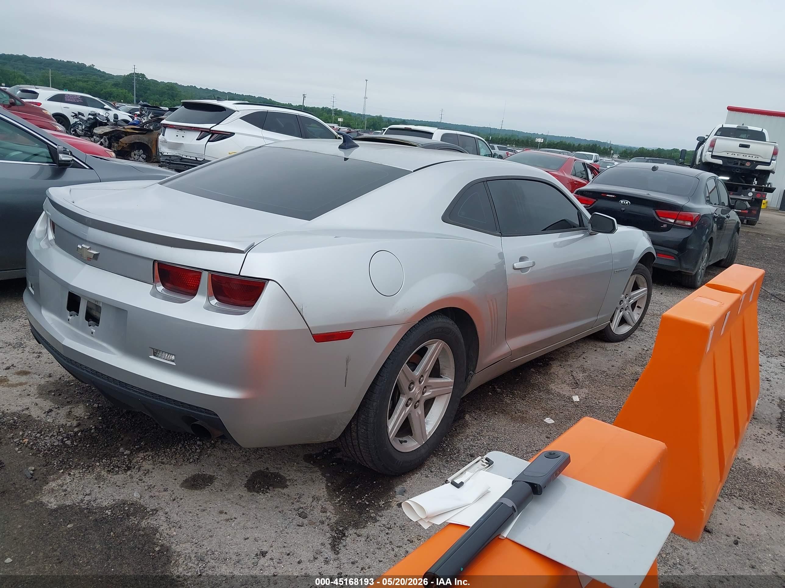 2012 Chevrolet Camaro 1lt Silver vin: 2G1FB1E35C9100319