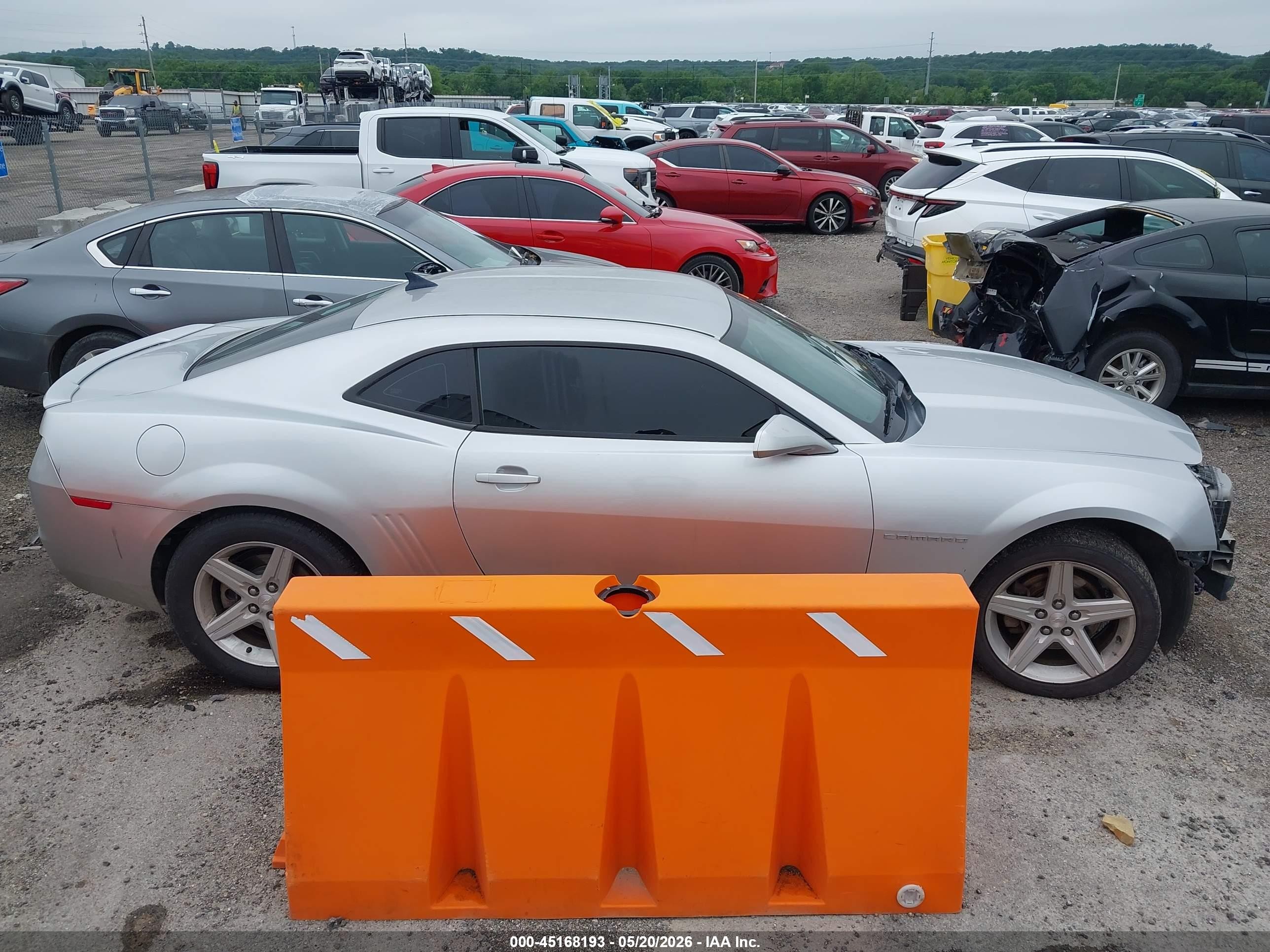 2012 Chevrolet Camaro 1lt Silver vin: 2G1FB1E35C9100319