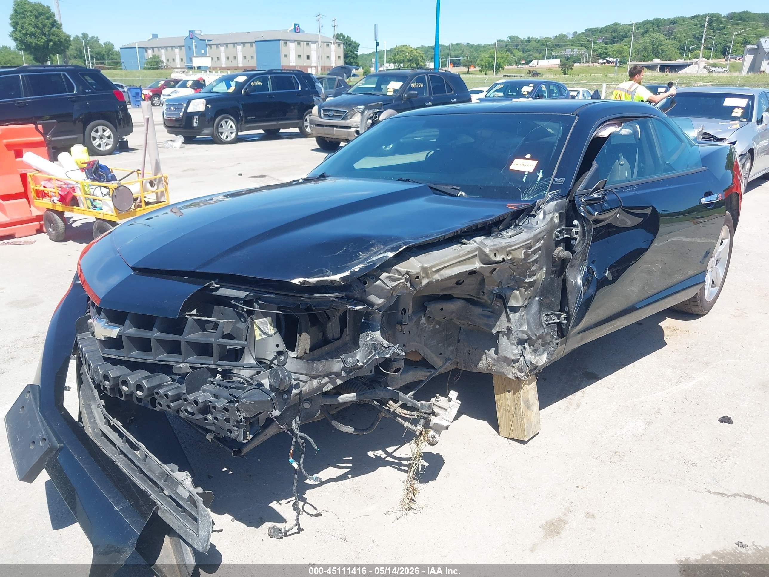 2012 Chevrolet Camaro 1lt Black vin: 2G1FB1E35C9102149