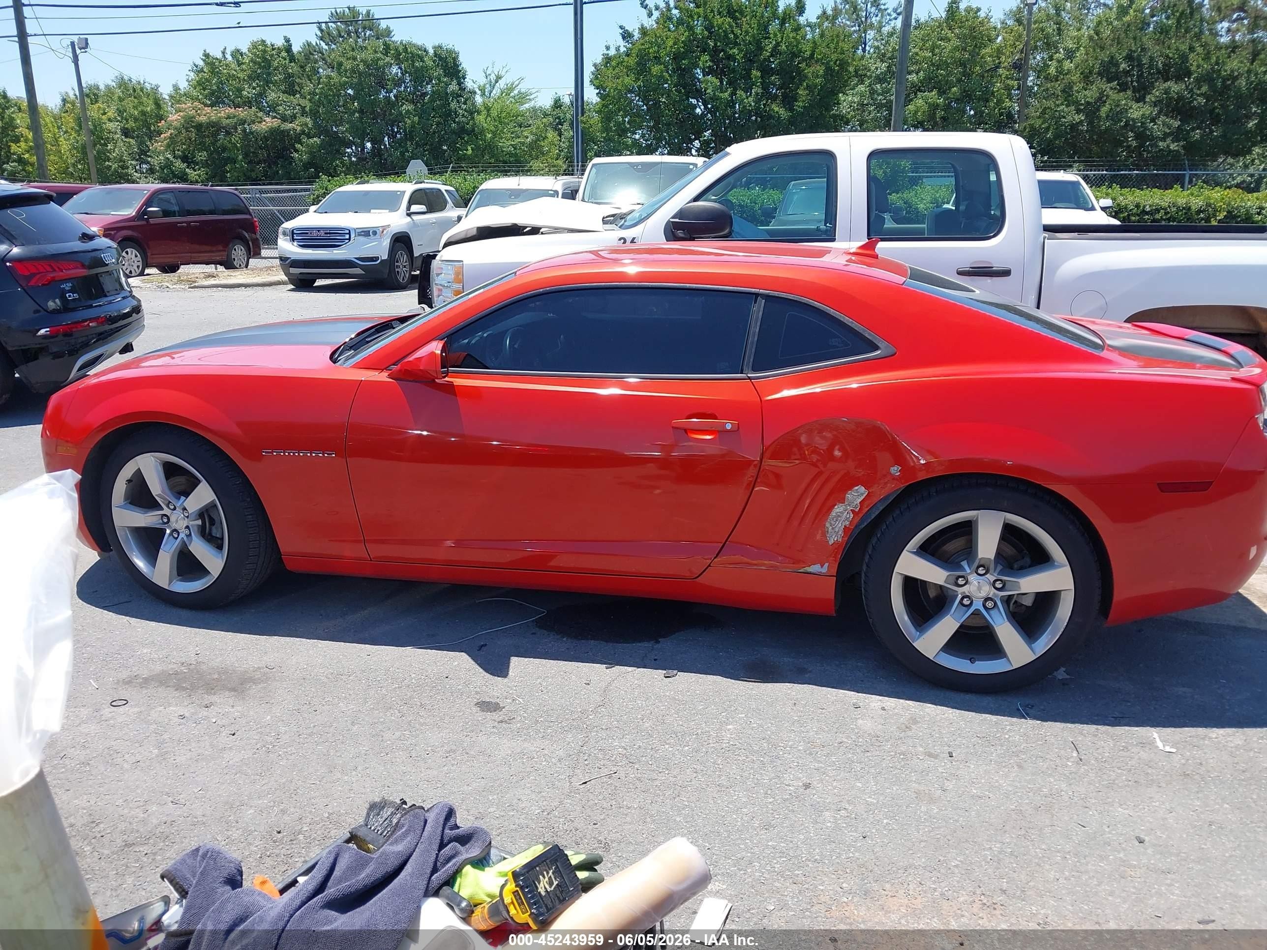 2012 Chevrolet Camaro 1lt Orange vin: 2G1FB1E35C9131764