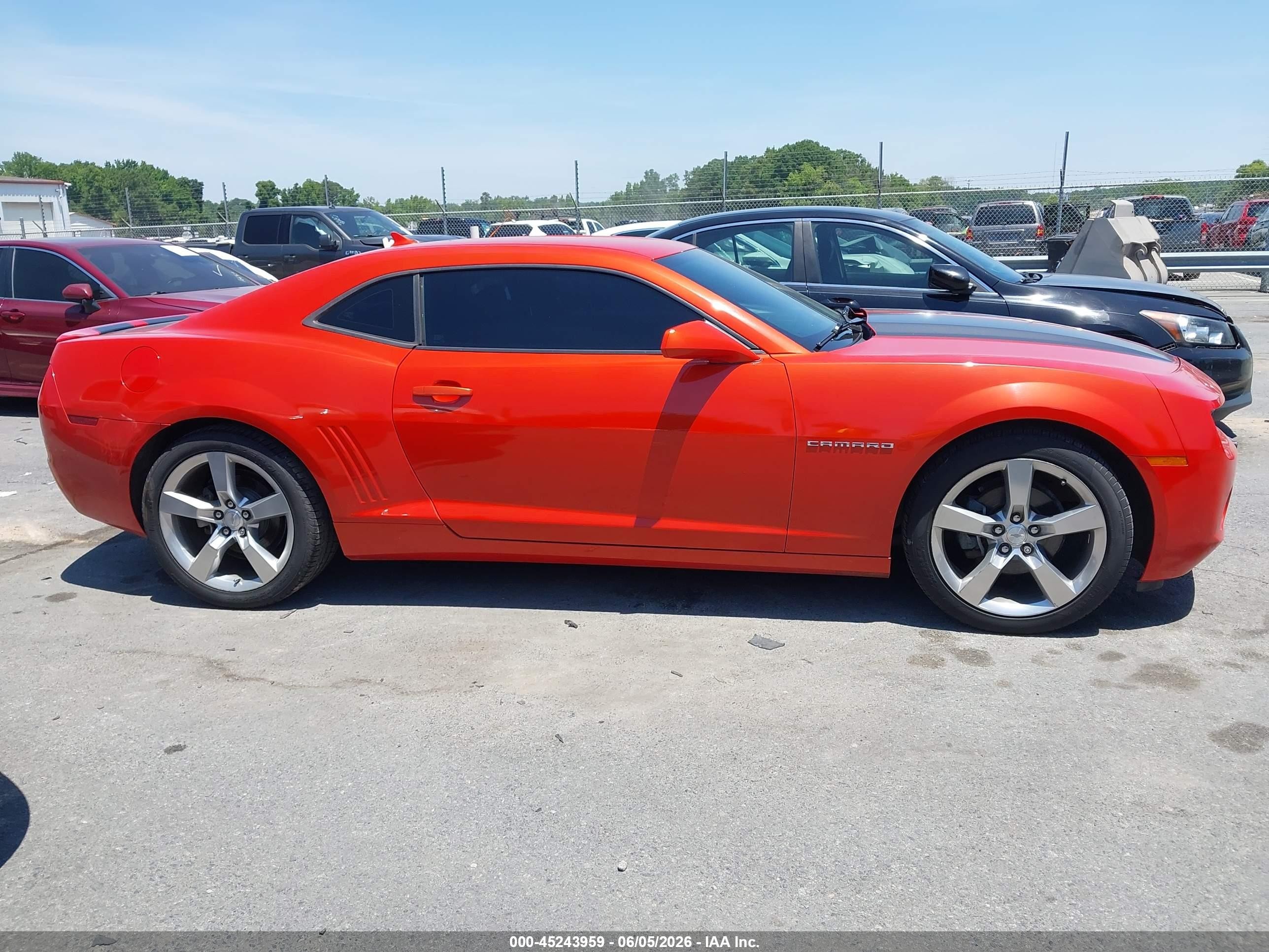 2012 Chevrolet Camaro 1lt Orange vin: 2G1FB1E35C9131764