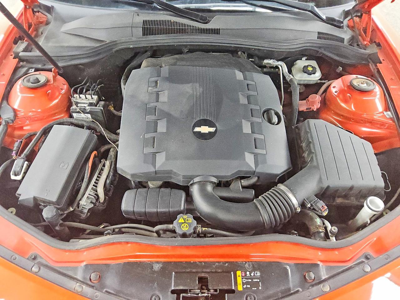 2012 Chevrolet Camaro Lt Orange vin: 2G1FB1E35C9143137